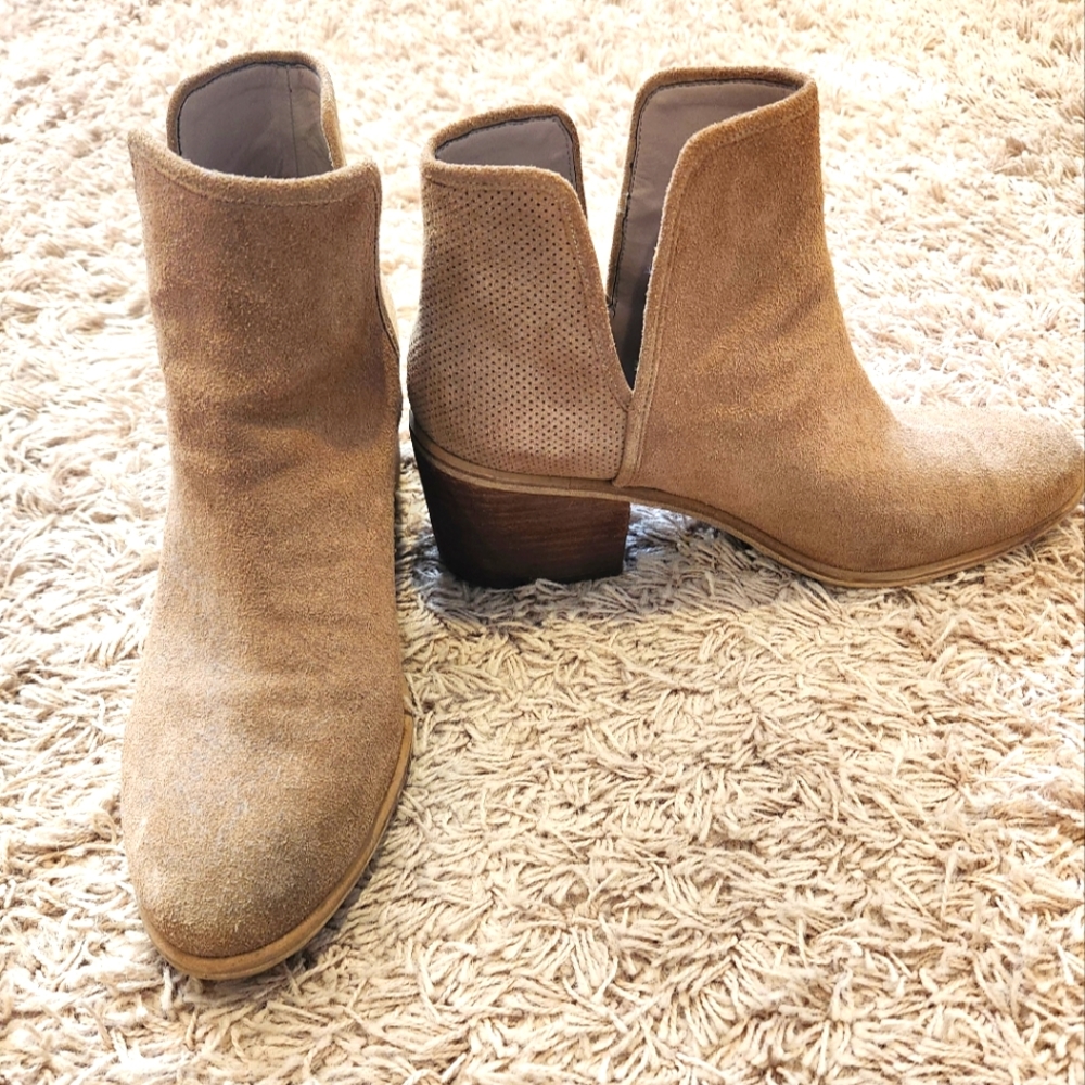 BP. Suede ankle booties